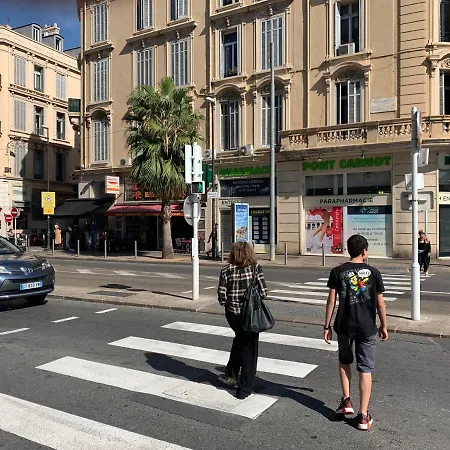 Zen 2 Pieces 3 Etoiles, Plein Centre Cannes, A 5mn Des Plages Et Du Palais شقة *